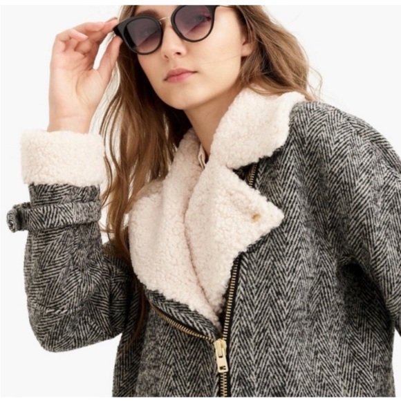 JCrew Herringbone Jacket (Med) - Picture 9 of 13